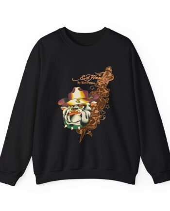 Kim Petras Bulldog Boxy Unisex Heavy Blend™ Crewneck Sweatshirt