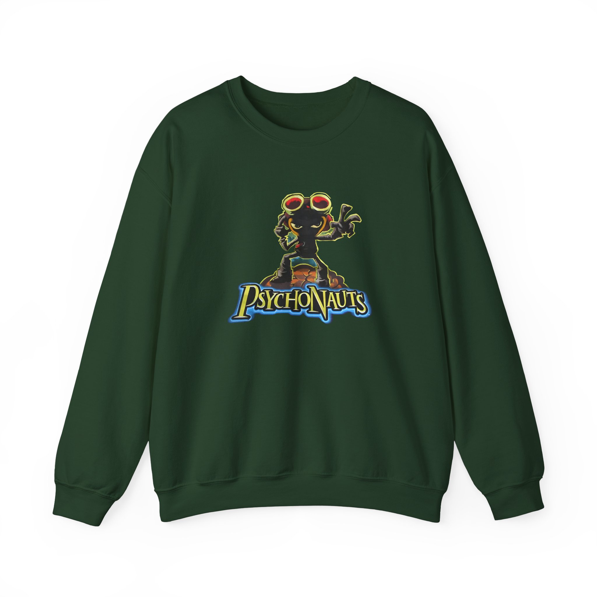 Double Fine Psychonauts Raz Unisex Heavy Blendâ„¢ Crewneck Sweatshirt
