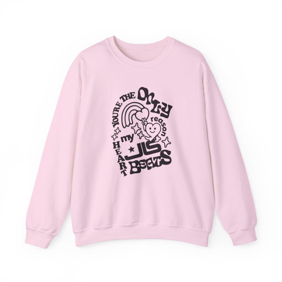 JLS Heart Beats Unisex Heavy Blend™ Crewneck Sweatshirt