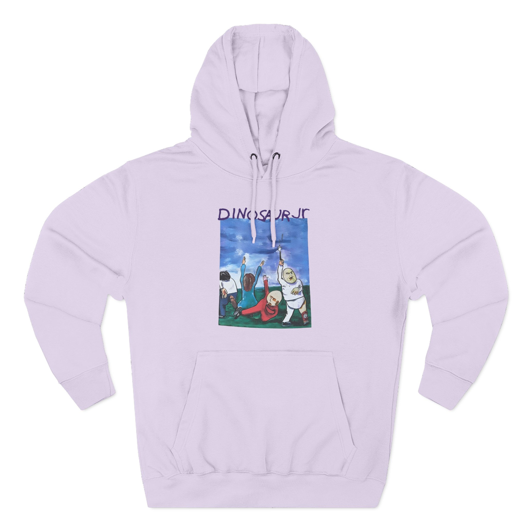 Dinosaur Jr Without a Sound Back Cover Three-Panel Fleece Hoodie