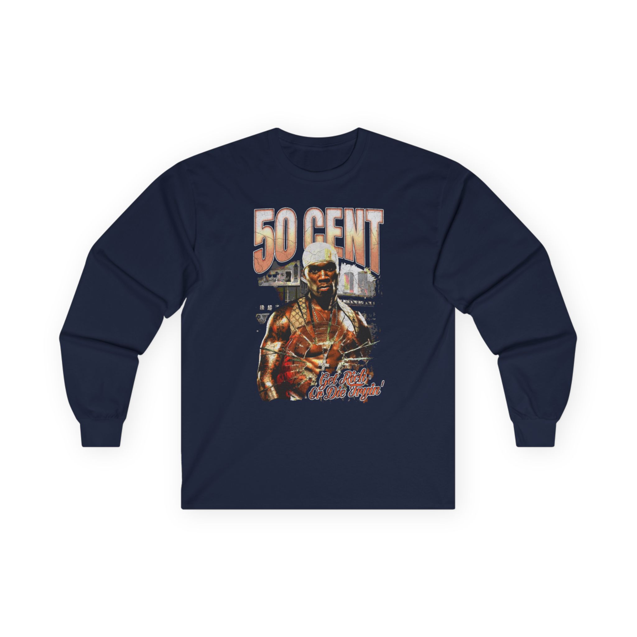 50 Cent Get Rich or Die Tryin Unisex Ultra Cotton Long Sleeve Tee