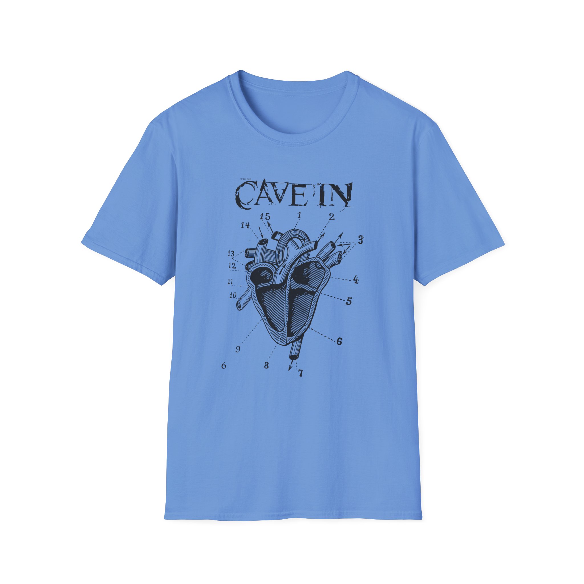 Cave in Classic Heart Unisex Softstyle T-Shirt