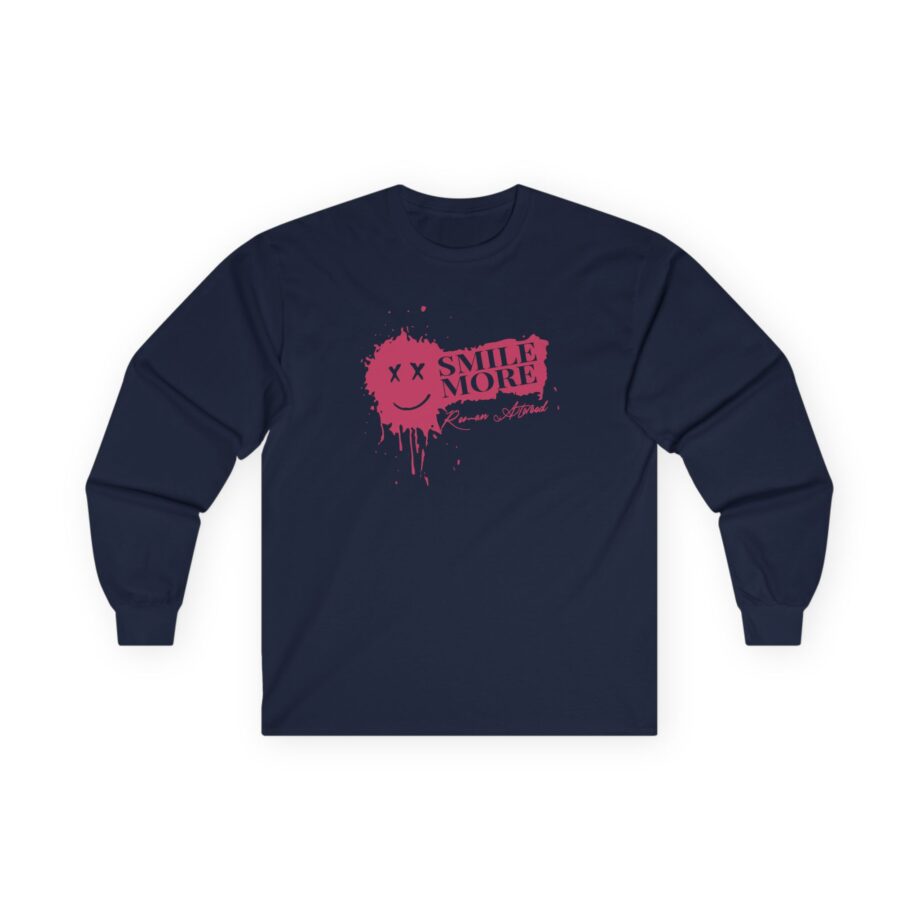 Roman Atwood Smile More Unisex Ultra Cotton Long Sleeve Tee