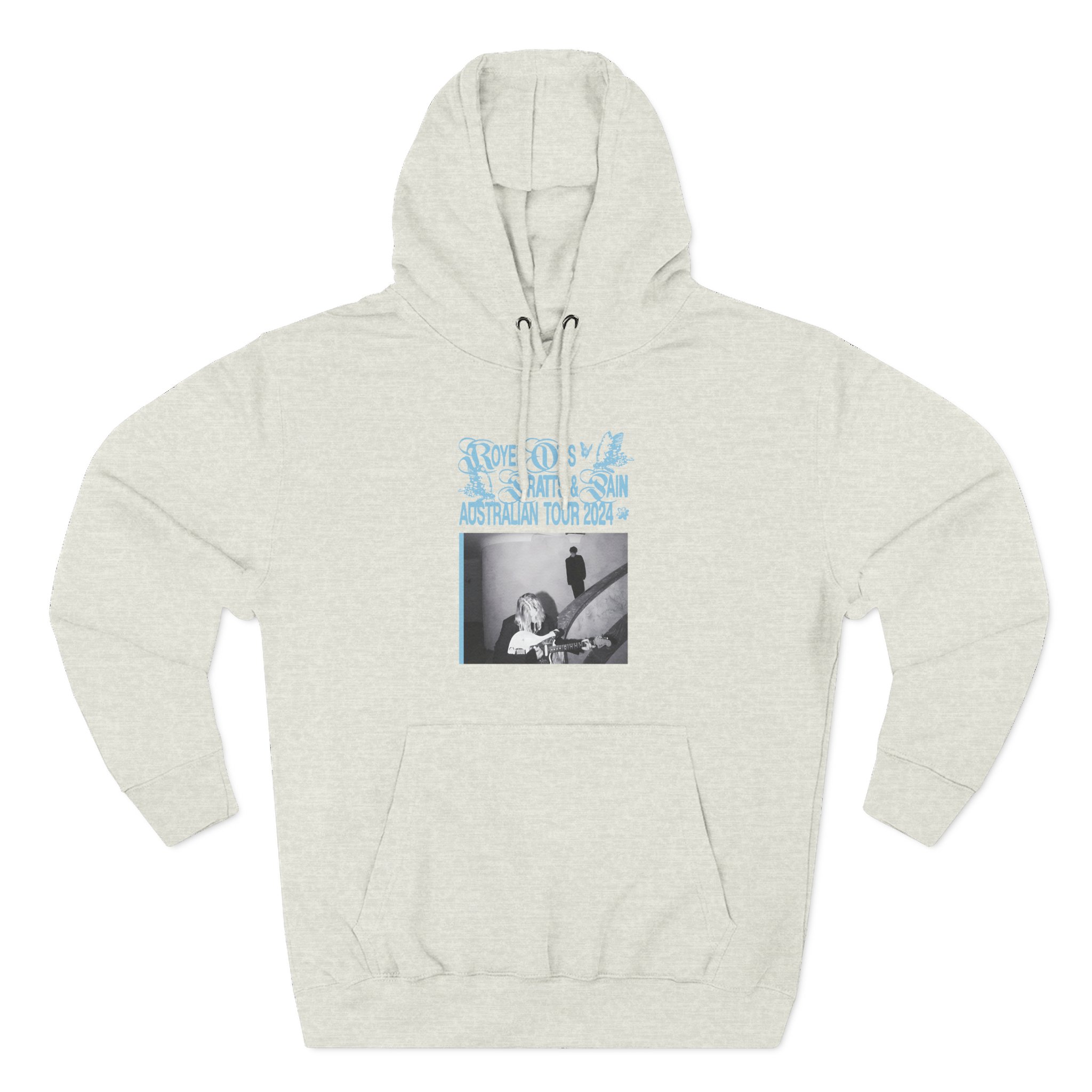 Royel Otis Band Pratts and Pain Australian Tour 2024  Three-Panel Fleece Hoodie