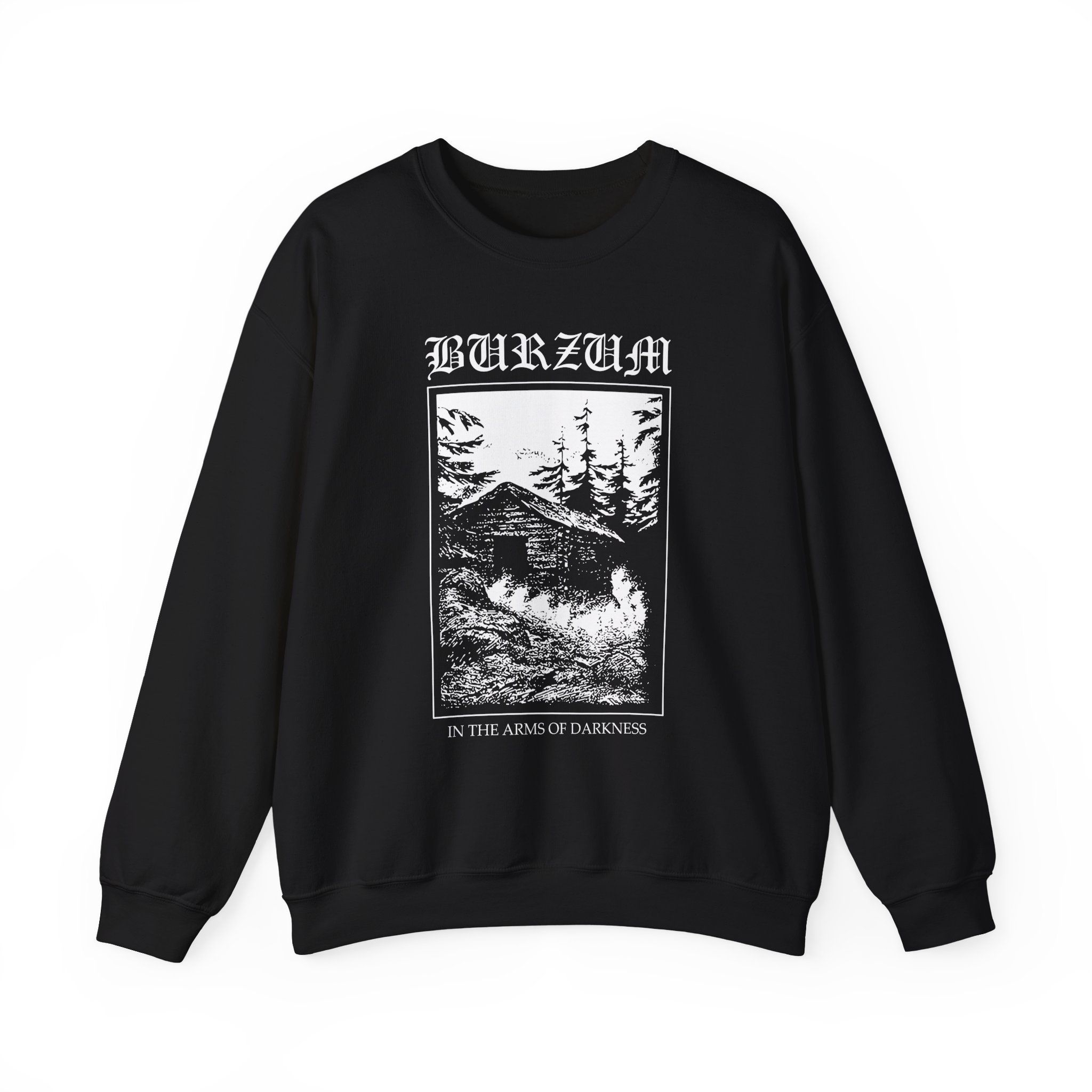 Burzum in the Arms of Darkness Unisex Heavy Blendâ„¢ Crewneck Sweatshirt