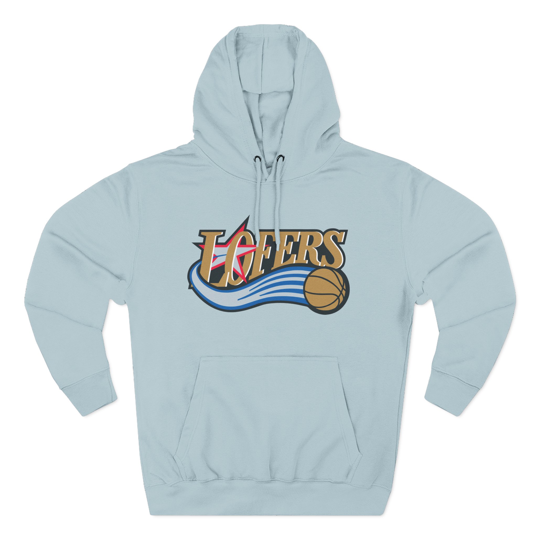 Lofe Three-Panel Fleece Hoodie