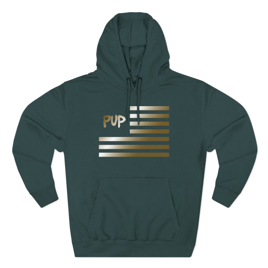 Pup Gold Foil Three-Panel Fleece Hoodie