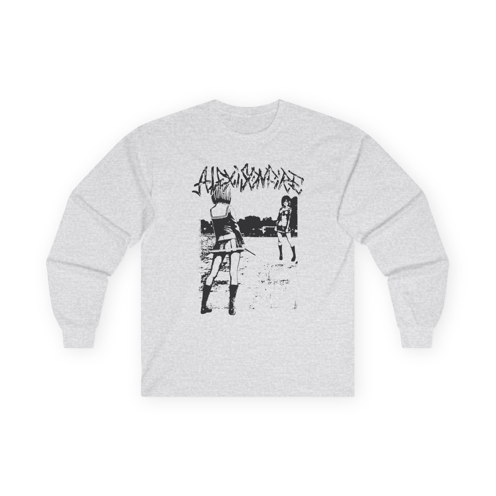 Alexisonfire Anime Knife Fight Unisex Ultra Cotton Long Sleeve Tee