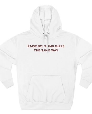 Jenny Holzer Raise the Same Way Three-Panel Fleece Hoodie
