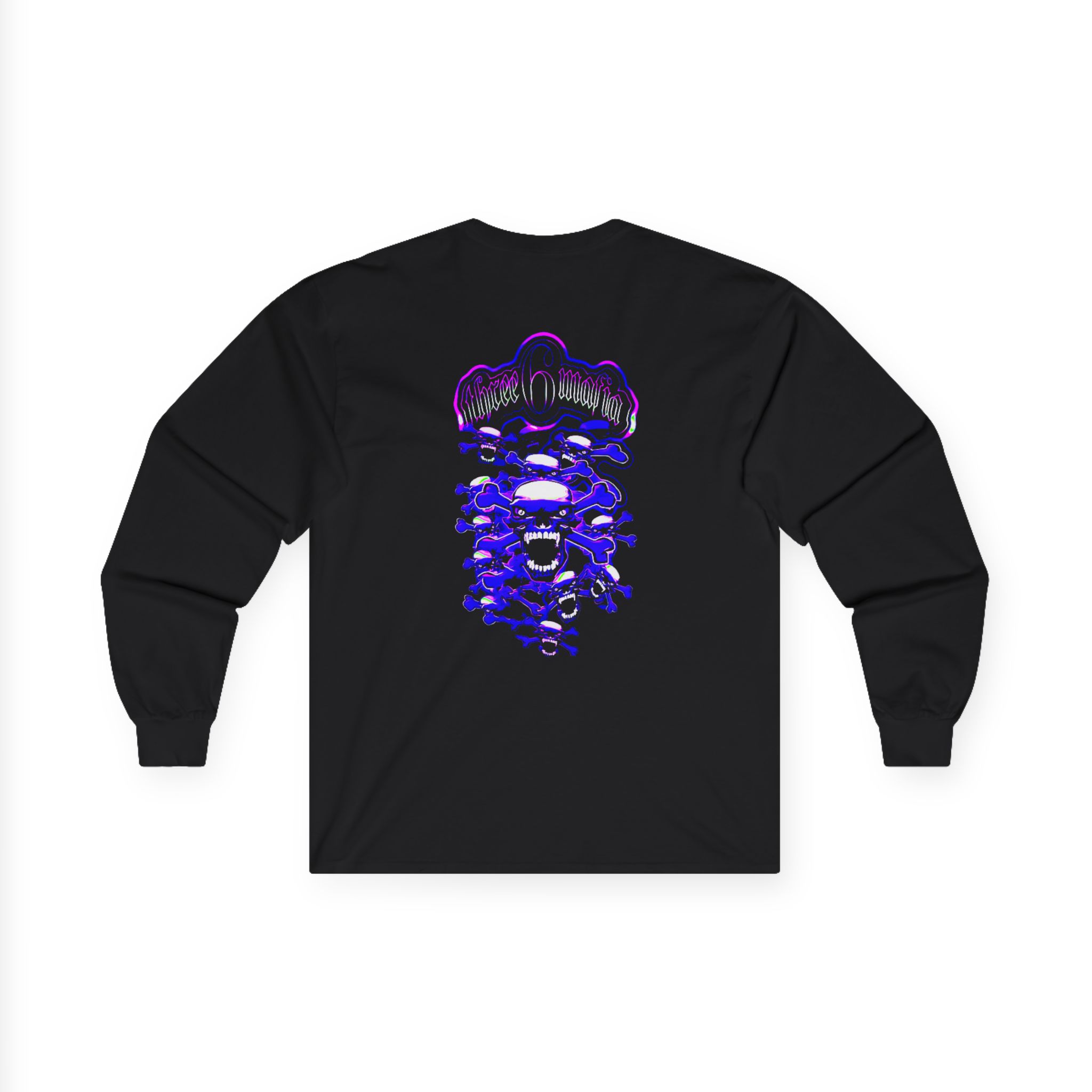 Three 6 Mafia Hard Hittaz Unisex Ultra Cotton Long Sleeve Tee