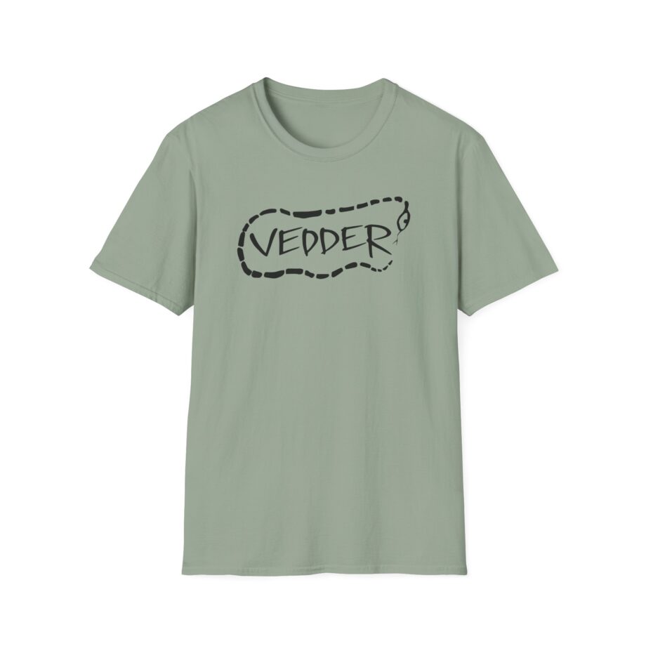 Eddie Vedder Stencil Snake Unisex Softstyle T-Shirt