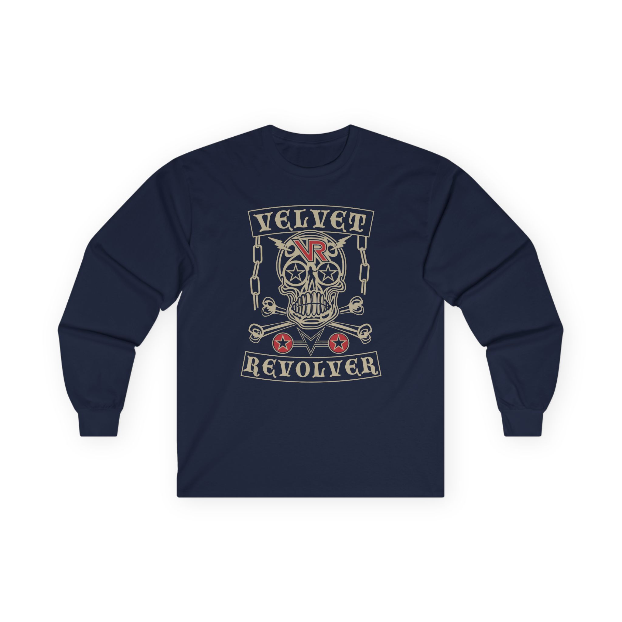 Velvet Revolver Velvet Skull Unisex Ultra Cotton Long Sleeve Tee