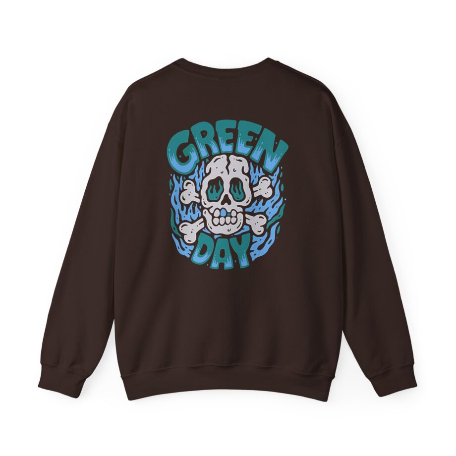 Green Day Blue Skull Unisex Heavy Blend™ Crewneck Sweatshirt
