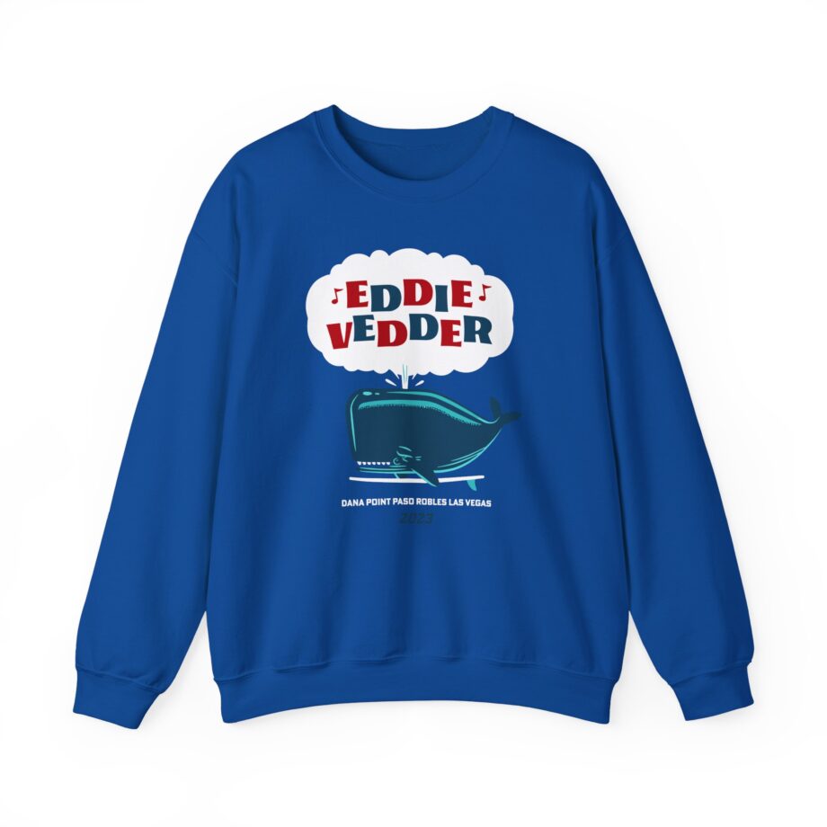 Eddie Vedder Whale Unisex Heavy Blend™ Crewneck Sweatshirt