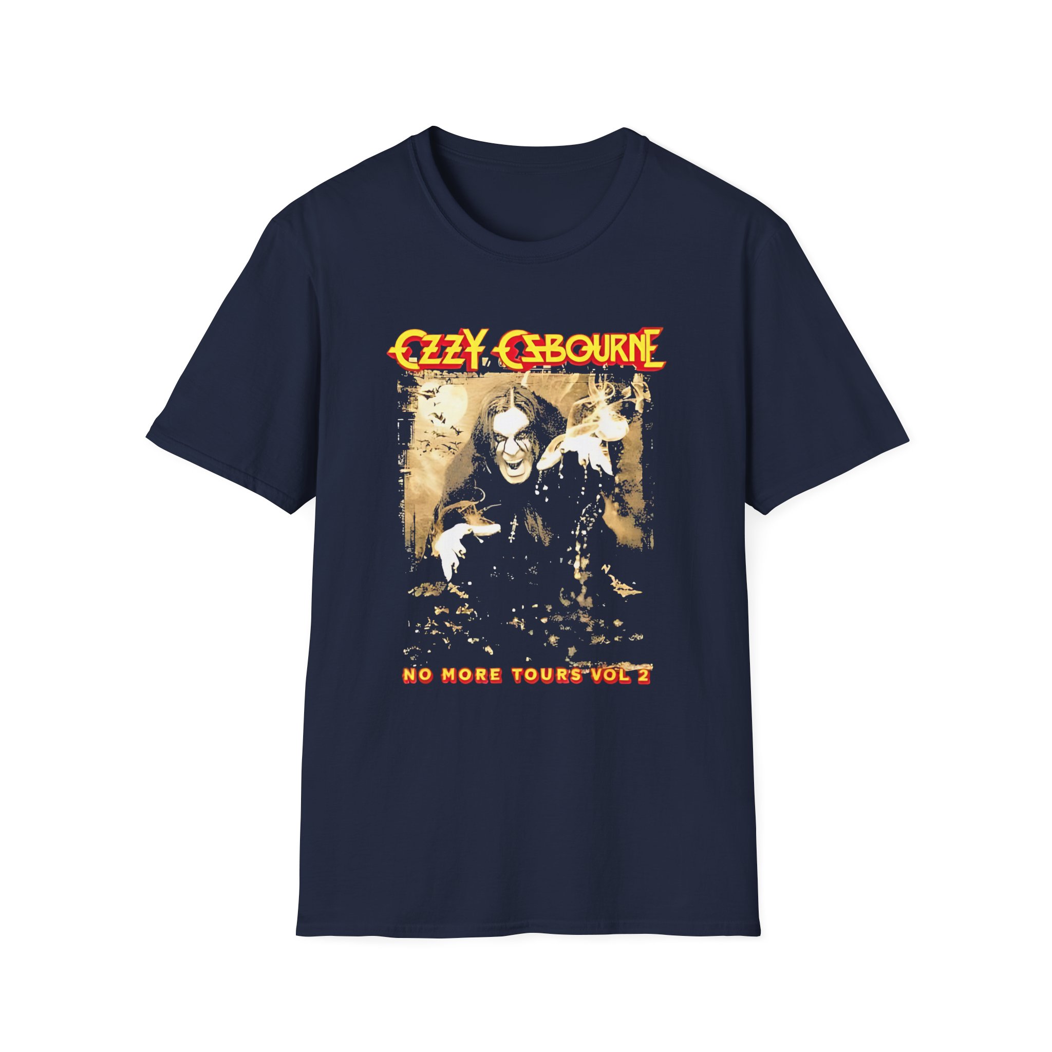 Ozzy Osbourne Rising With Tourback Unisex Softstyle T-Shirt