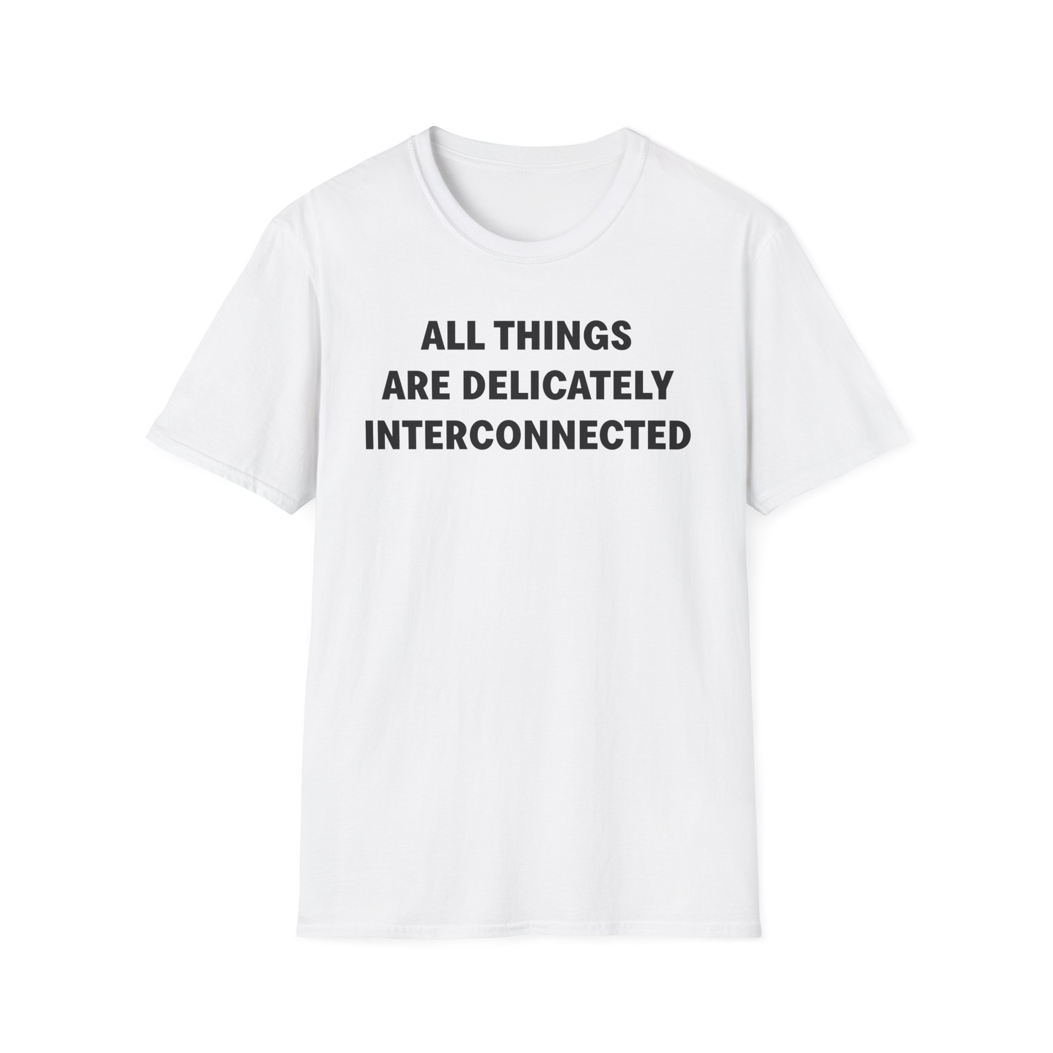 Jenny Holzer All Things Are Delicately Interconnected Unisex Softstyle T-Shirt