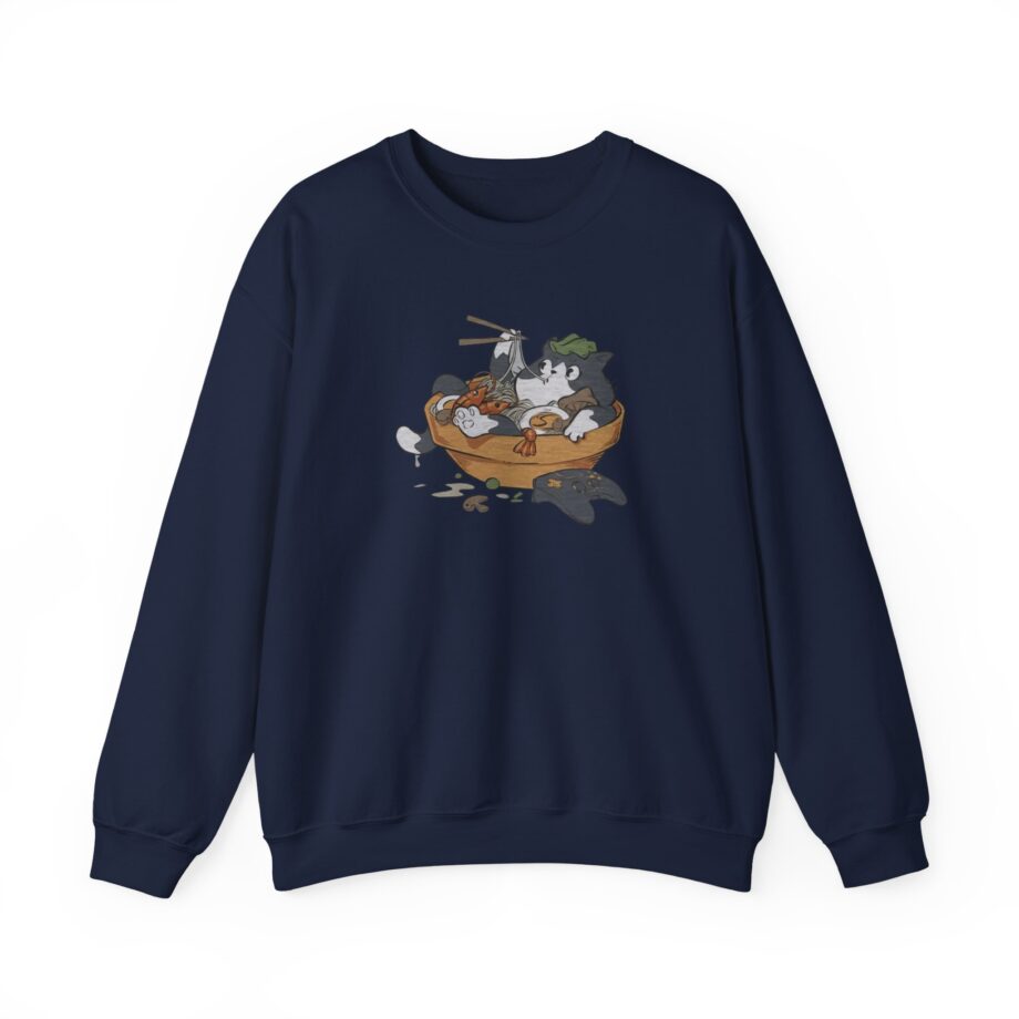 Lirik Ramen Cat Unisex Heavy Blend™ Crewneck Sweatshirt