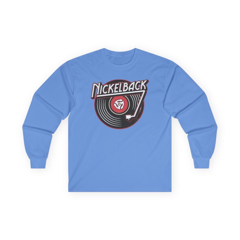 Nickelback Record Natural Ringer Unisex Ultra Cotton Long Sleeve Tee