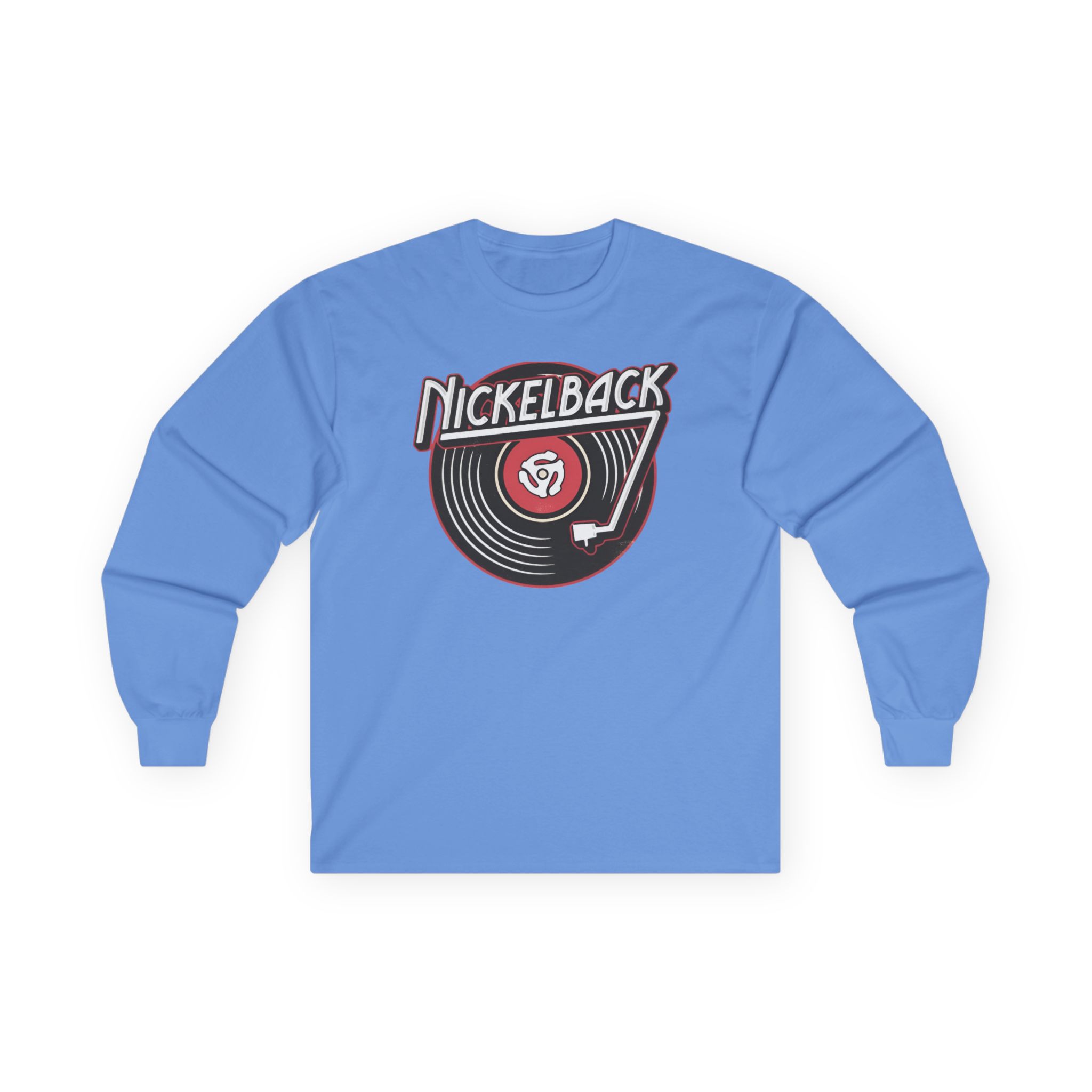 Nickelback Record Natural Ringer Unisex Ultra Cotton Long Sleeve Tee