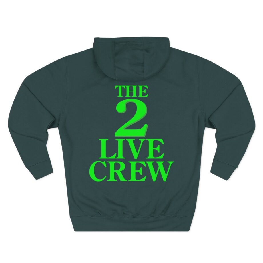 2 Live Crew Vintage 1980s the Skywalker Records Three-Panel Fleece Hoodie
