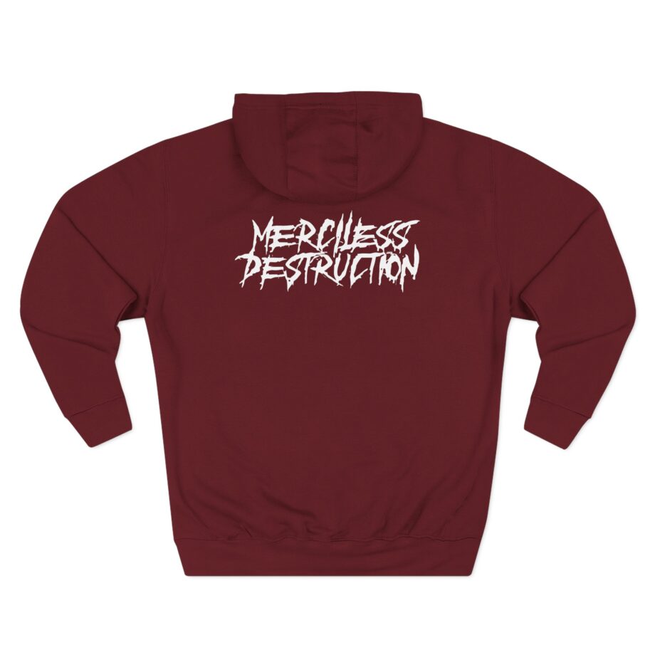 Get the Shot Merciless Destruction Three-Panel Fleece Hoodie