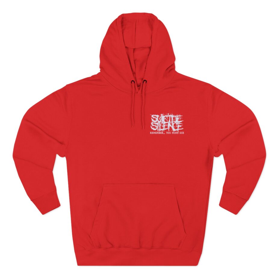Suicide Silence Rymd Snake Skull Three-Panel Fleece Hoodie