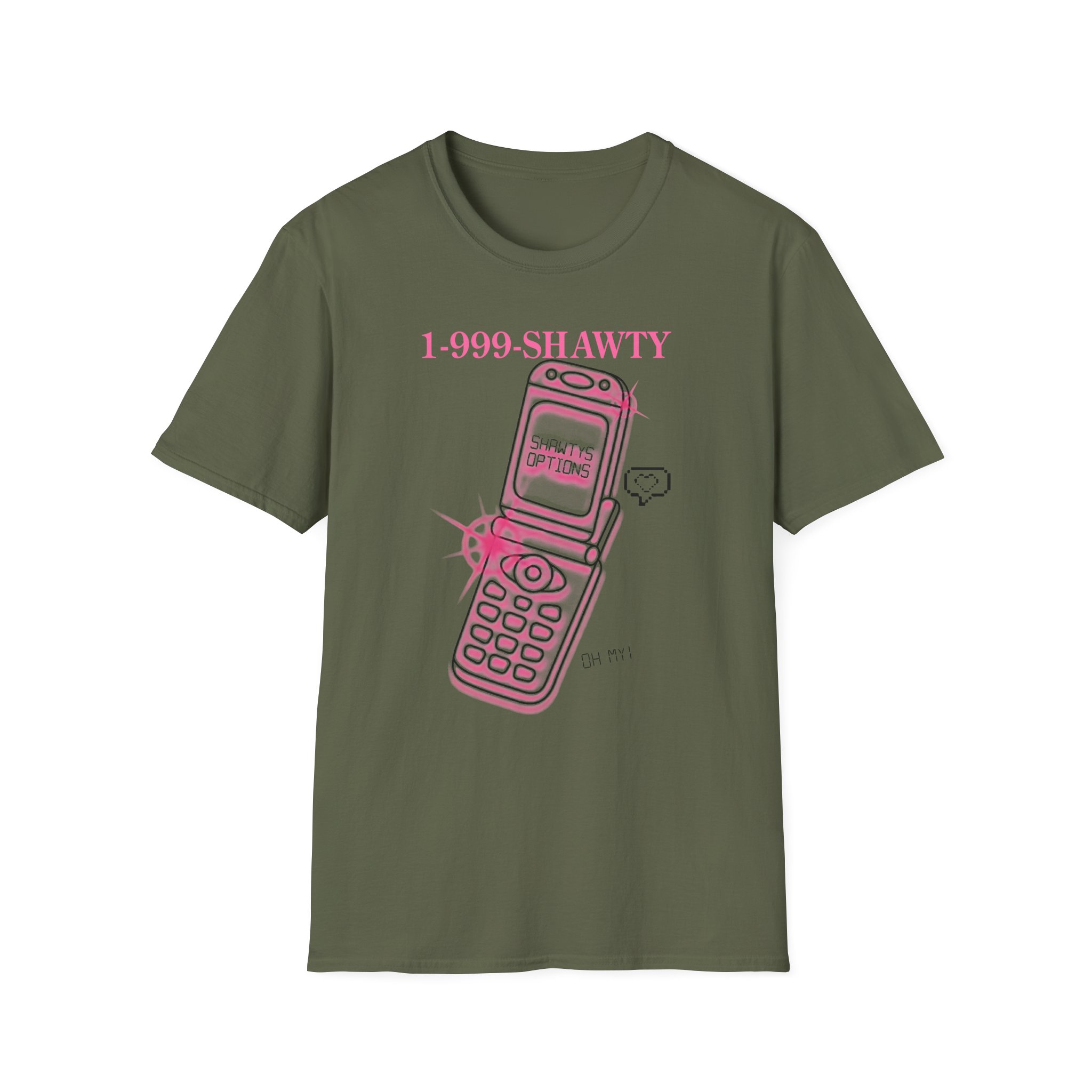 Shawty Bae Shawty Hotline Unisex Softstyle T-Shirt