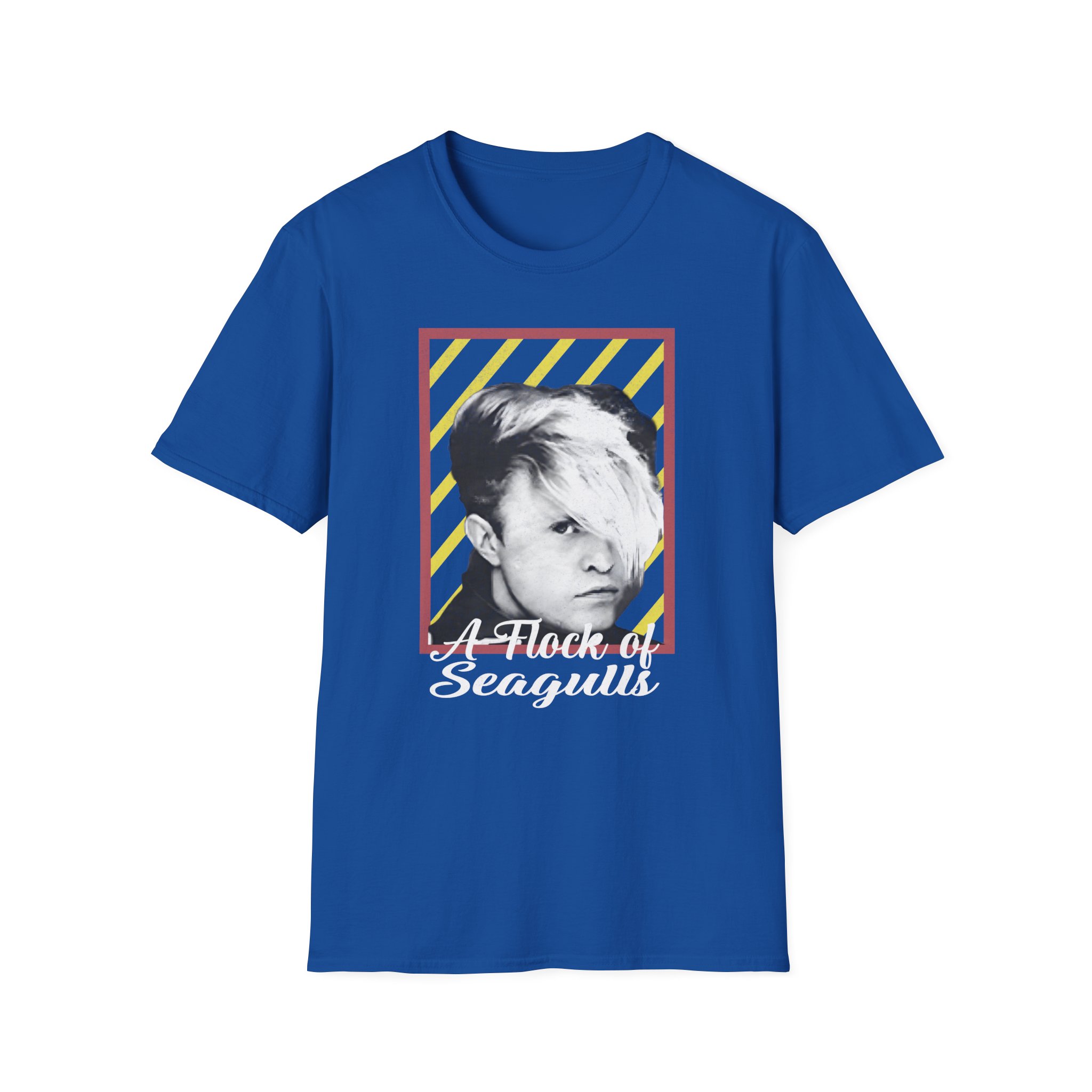 A Flock of Seagulls Neon Unisex Softstyle T-Shirt