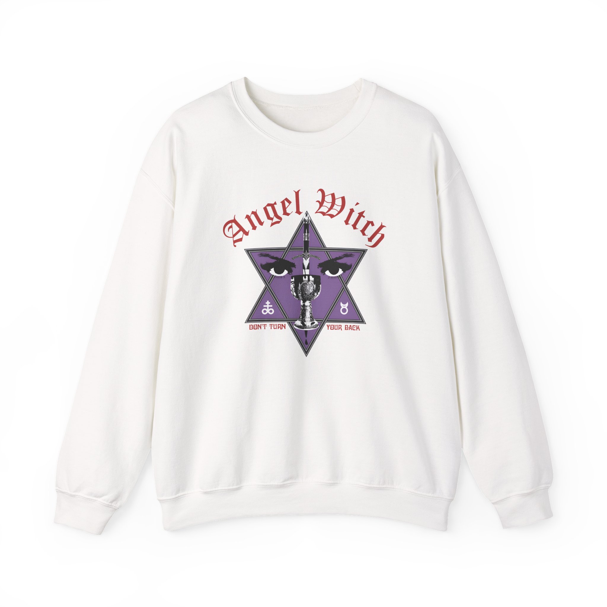 Angel Witch The Night Is Calling Unisex Heavy Blendâ„¢ Crewneck Sweatshirt