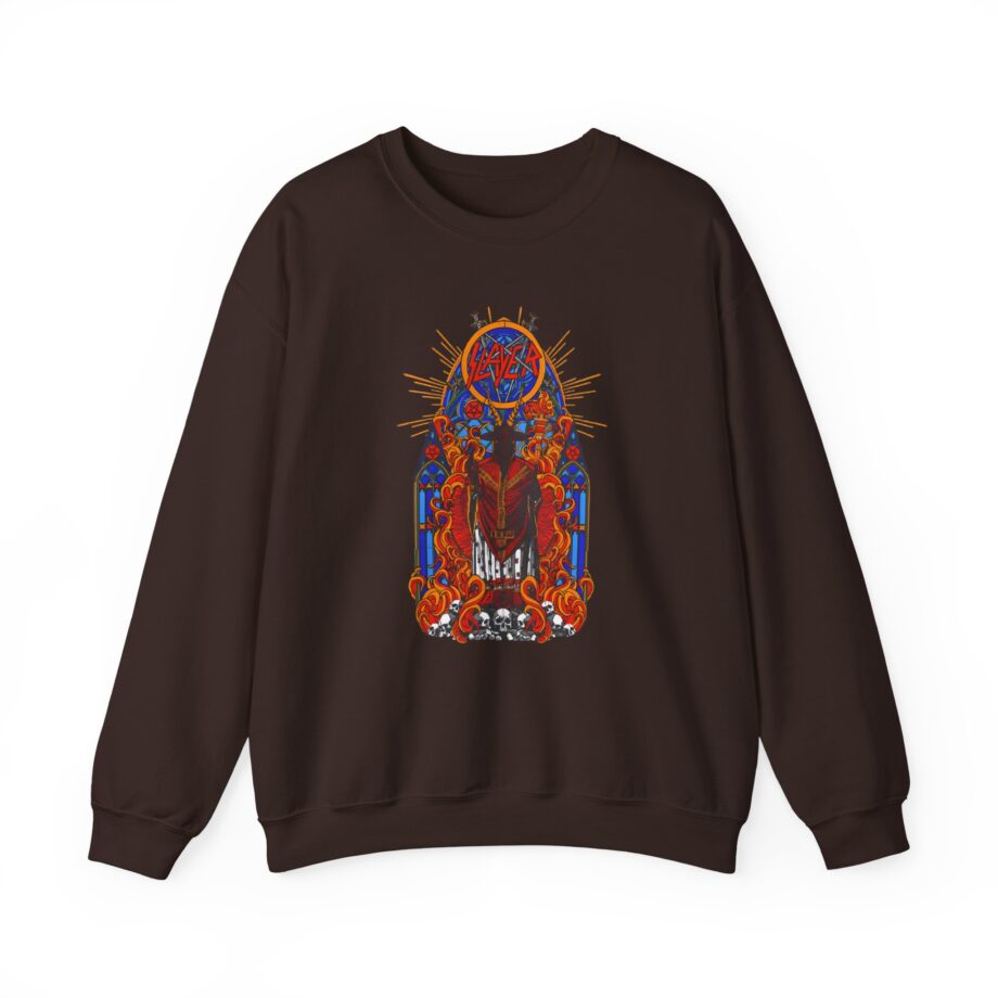Slayer Goatgod Stained Glass Unisex Heavy Blend™ Crewneck Sweatshirt