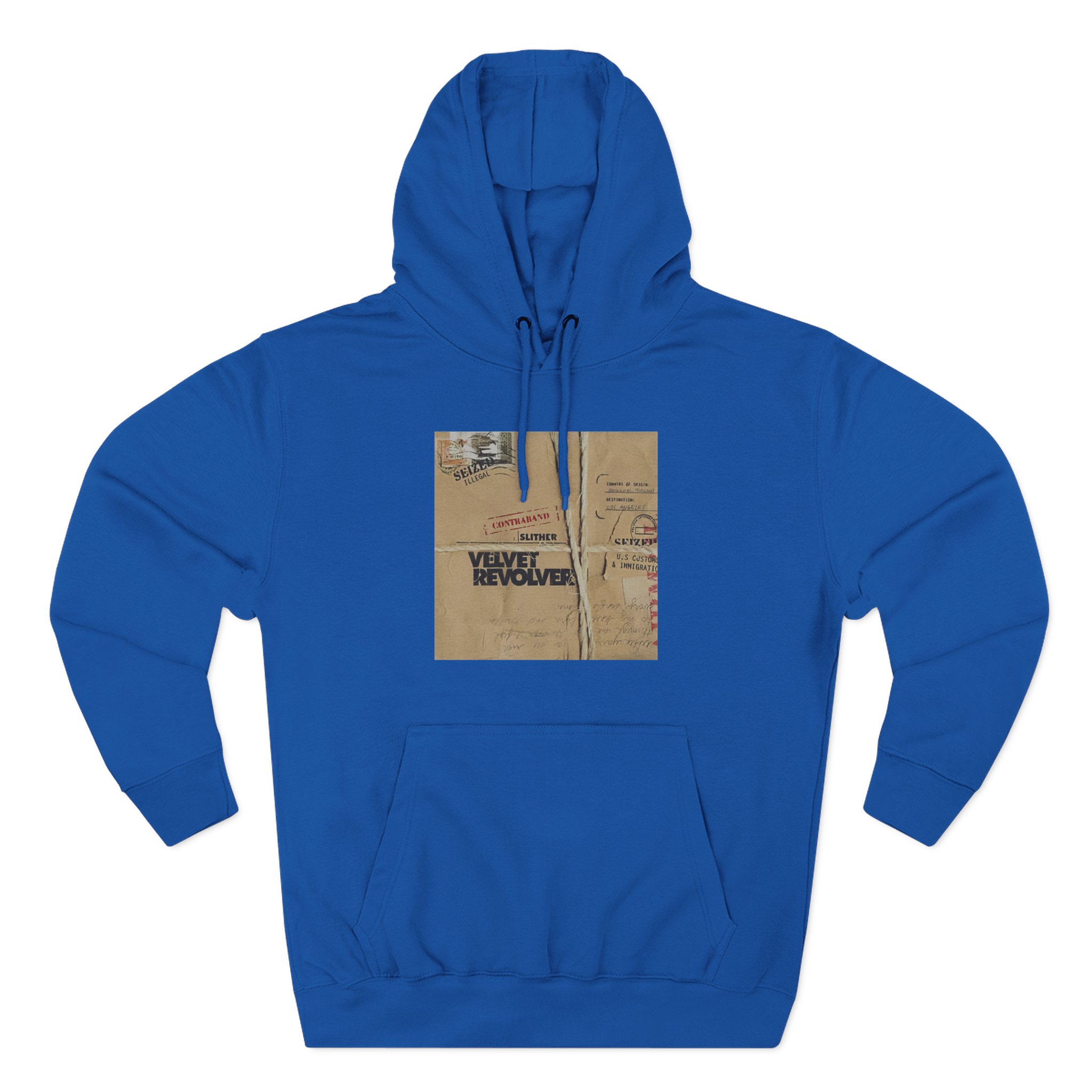 Velvet Revolver Slither 2 Album Cover Three-Panel Fleece Hoodie