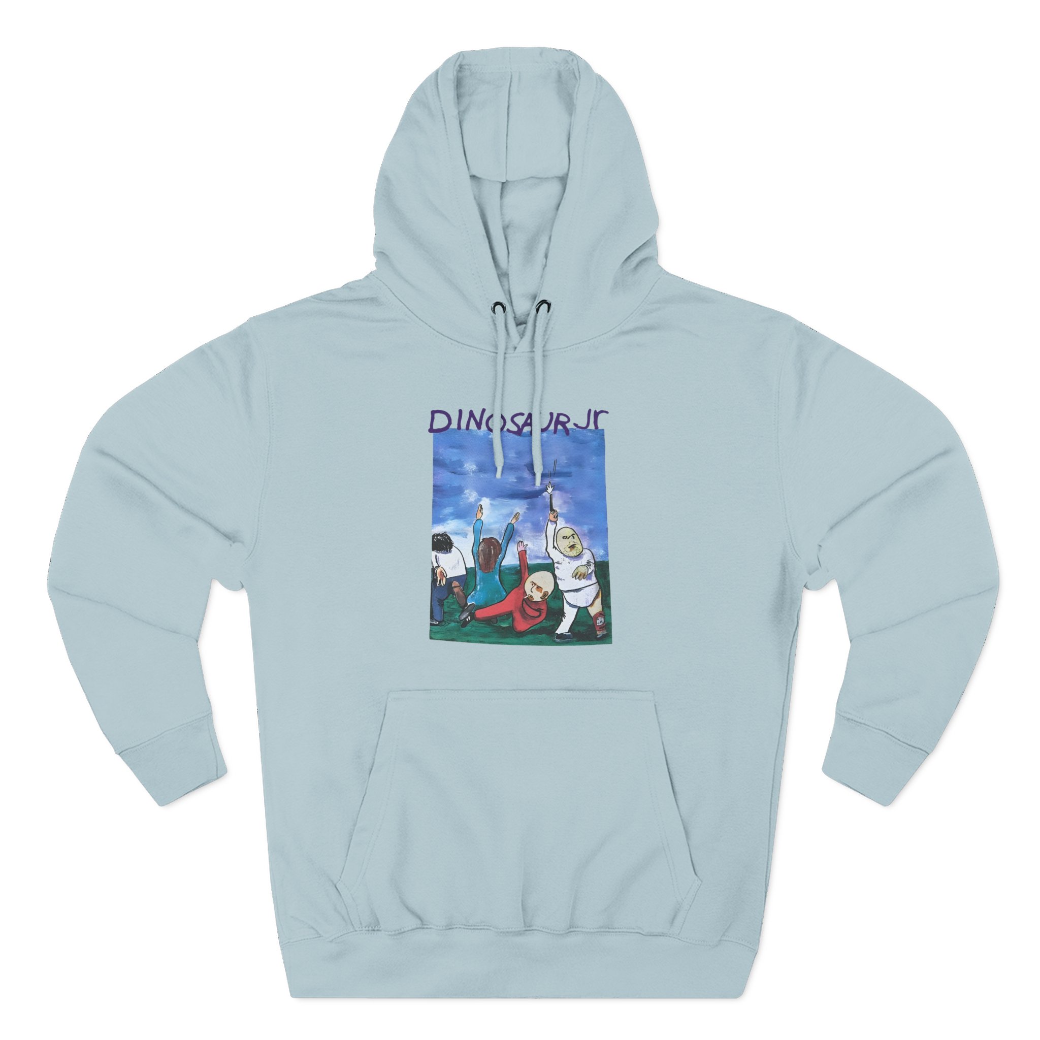 Dinosaur Jr Without a Sound Back Cover Three-Panel Fleece Hoodie