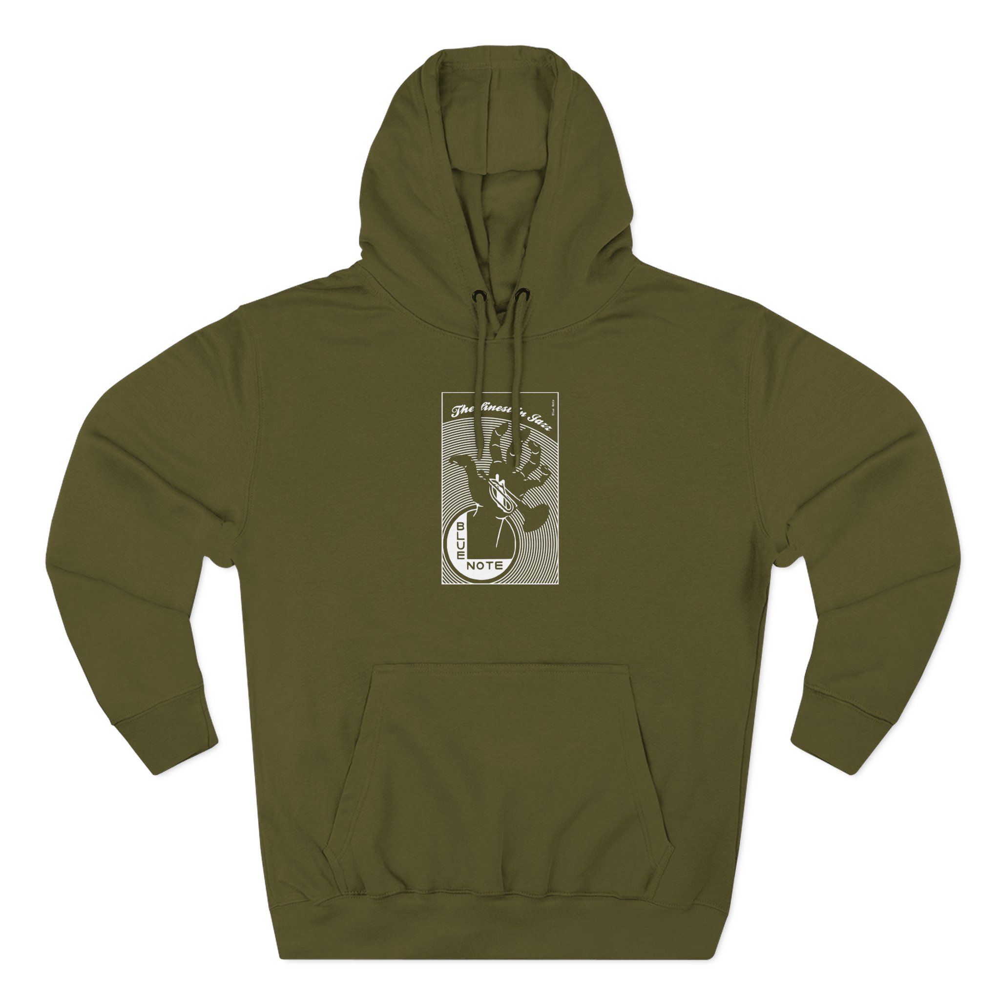 Blue Note Records Three-Panel Fleece Hoodie
