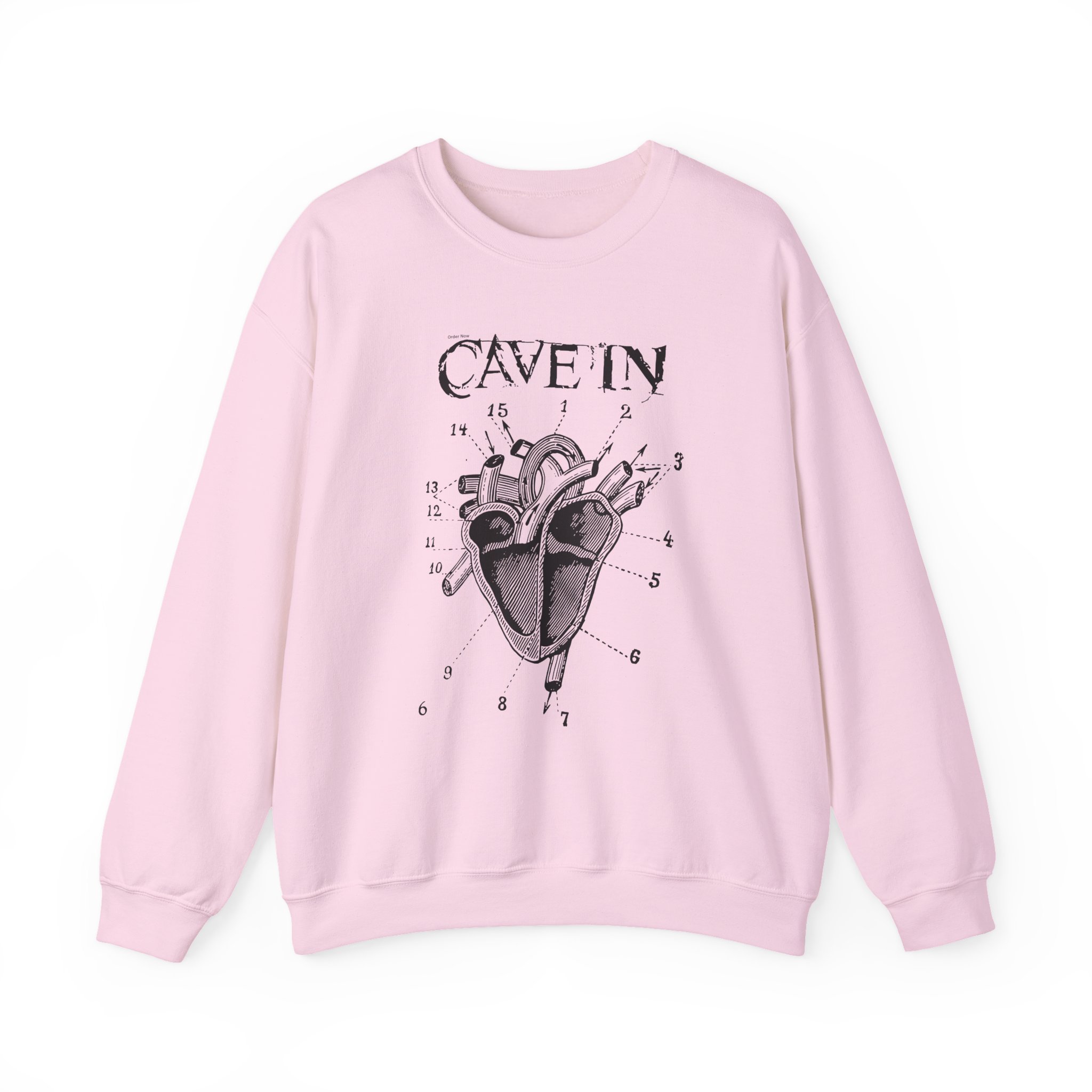 Cave in Classic Heart Unisex Heavy Blendâ„¢ Crewneck Sweatshirt
