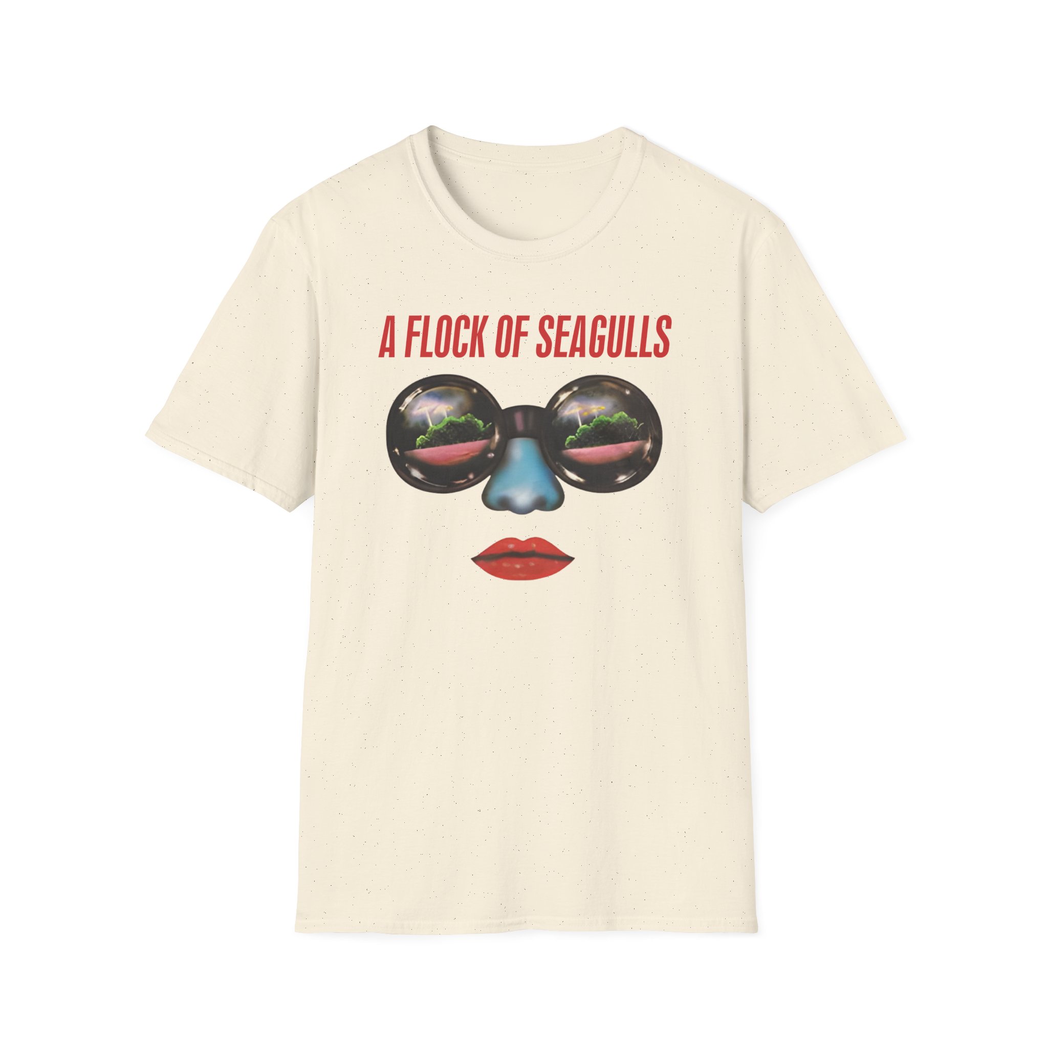A Flock of Seagulls Us 1982 Tour Unisex Softstyle T-Shirt