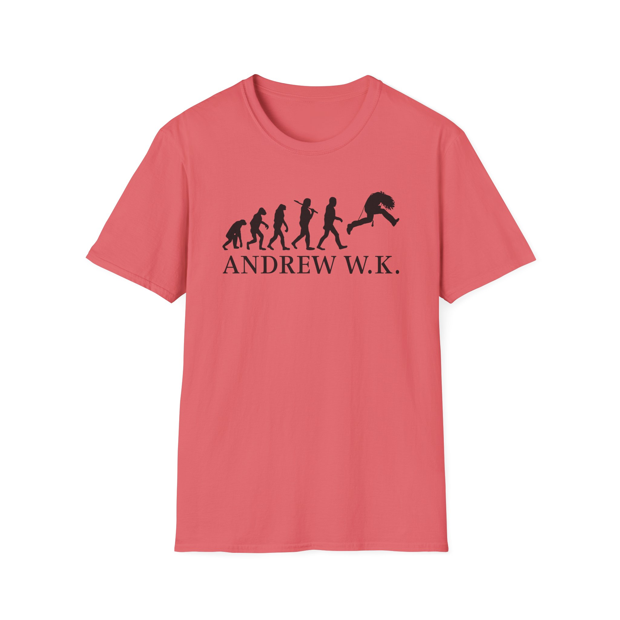 Andrew Wk Evolution of Partying Unisex Softstyle T-Shirt