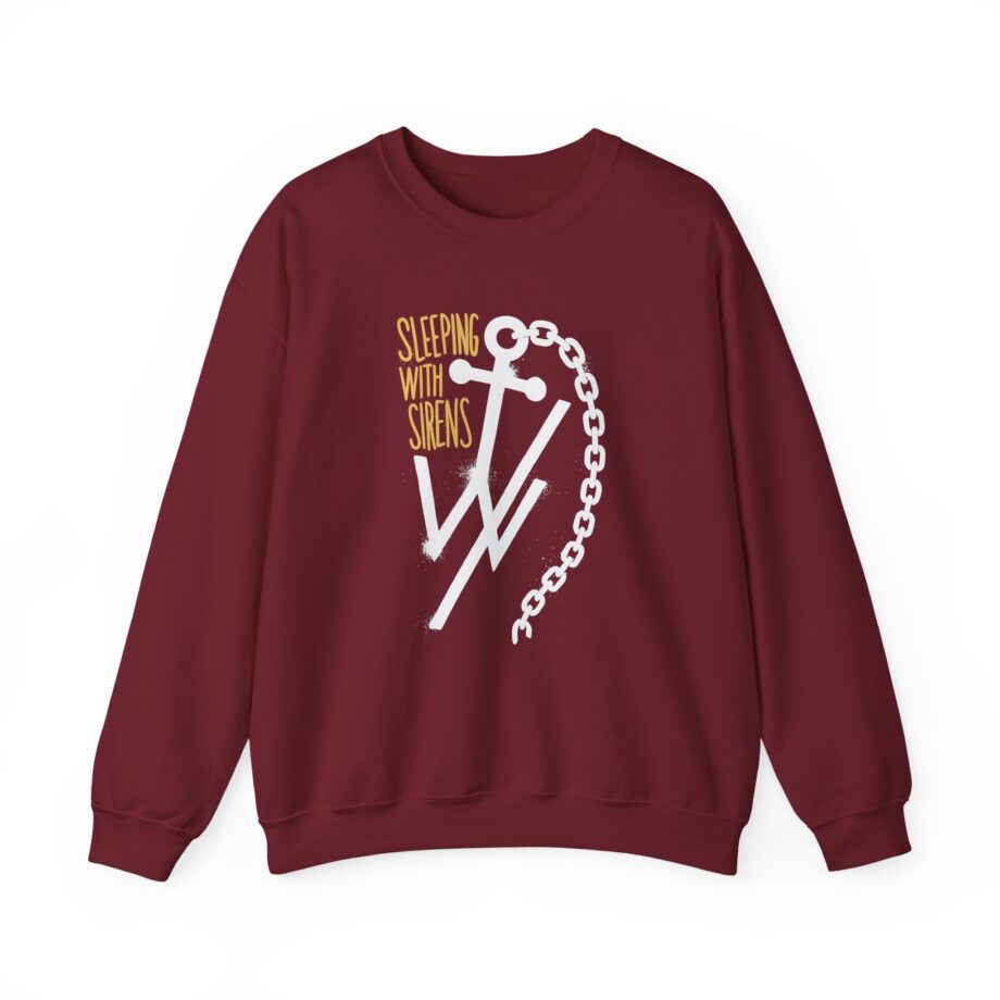 Sleeping With Sirens Anchor Chain Unisex Heavy Blend™ Crewneck Sweatshirt