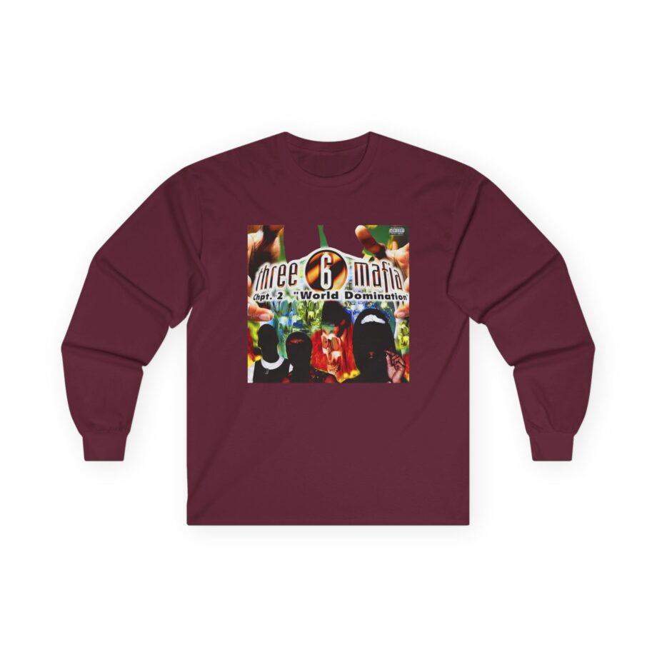 Three 6 Mafia Cover WD Unisex Ultra Cotton Long Sleeve Tee