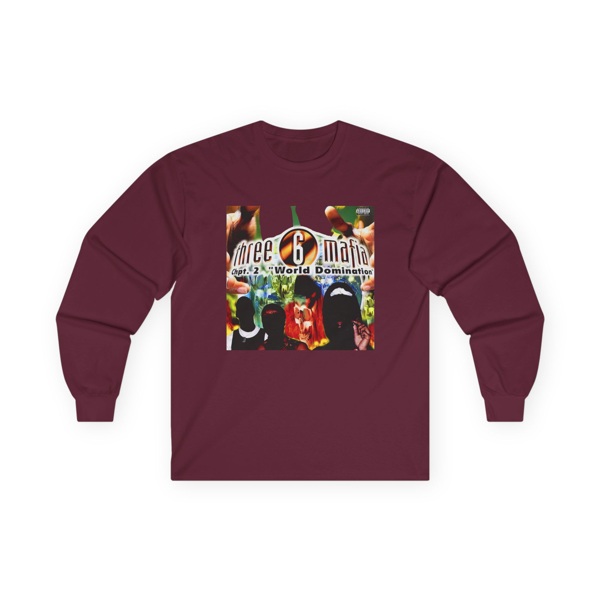 Three 6 Mafia Cover WD Unisex Ultra Cotton Long Sleeve Tee