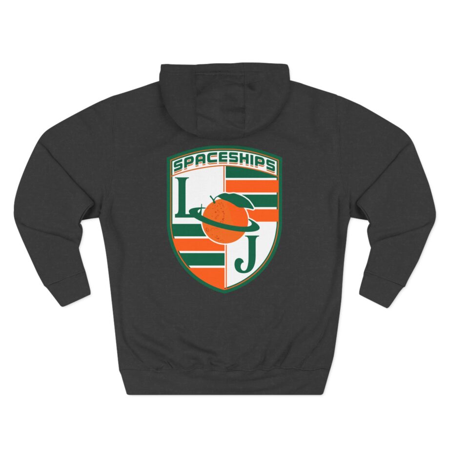 Larry June Badge Three-Panel Fleece Hoodie