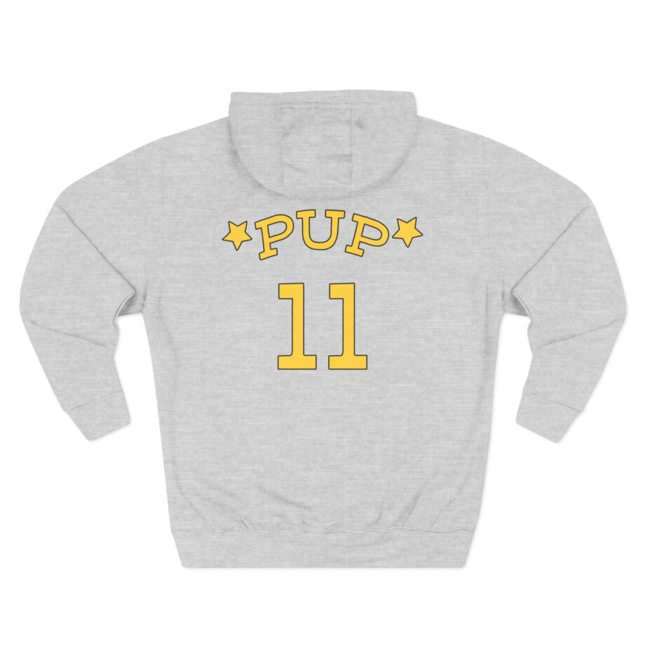 Pup Rock Three-Panel Fleece Hoodie