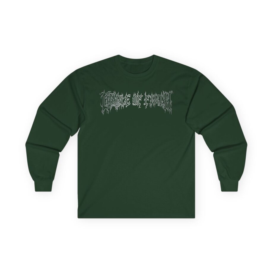 Cradle of Filth Silver Logo Unisex Ultra Cotton Long Sleeve Tee