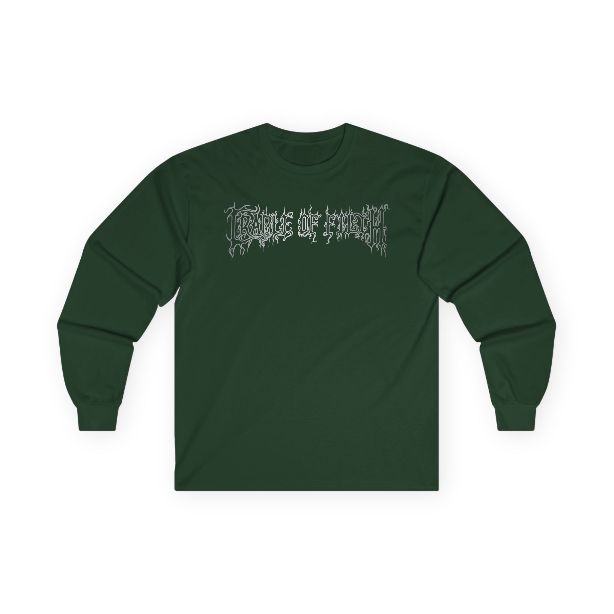 Cradle of Filth Silver Logo Unisex Ultra Cotton Long Sleeve Tee