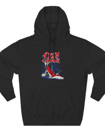 Ozzy Osbourne Blizzard of Ozz Rock & Roll Hall of Fame Three-Panel Fleece Hoodie
