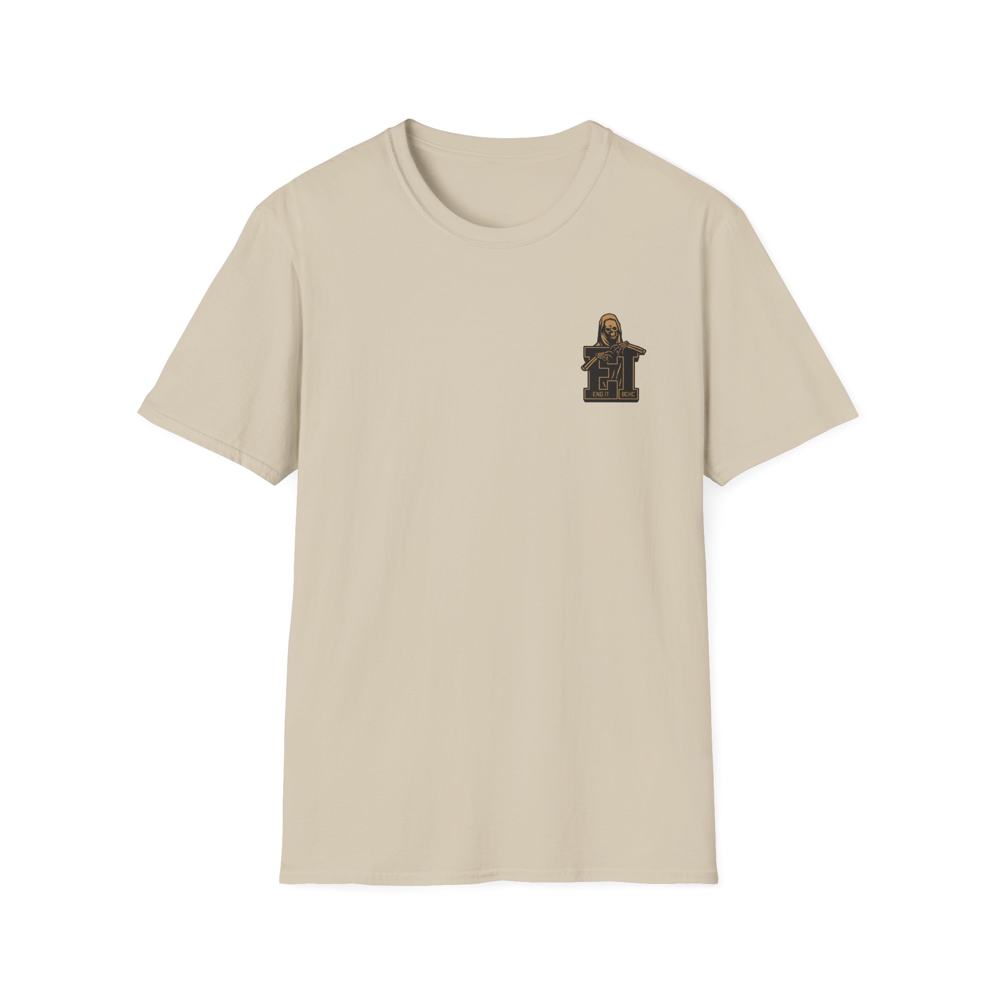 End It Bchc Reaper Emblem Unisex Softstyle T-Shirt
