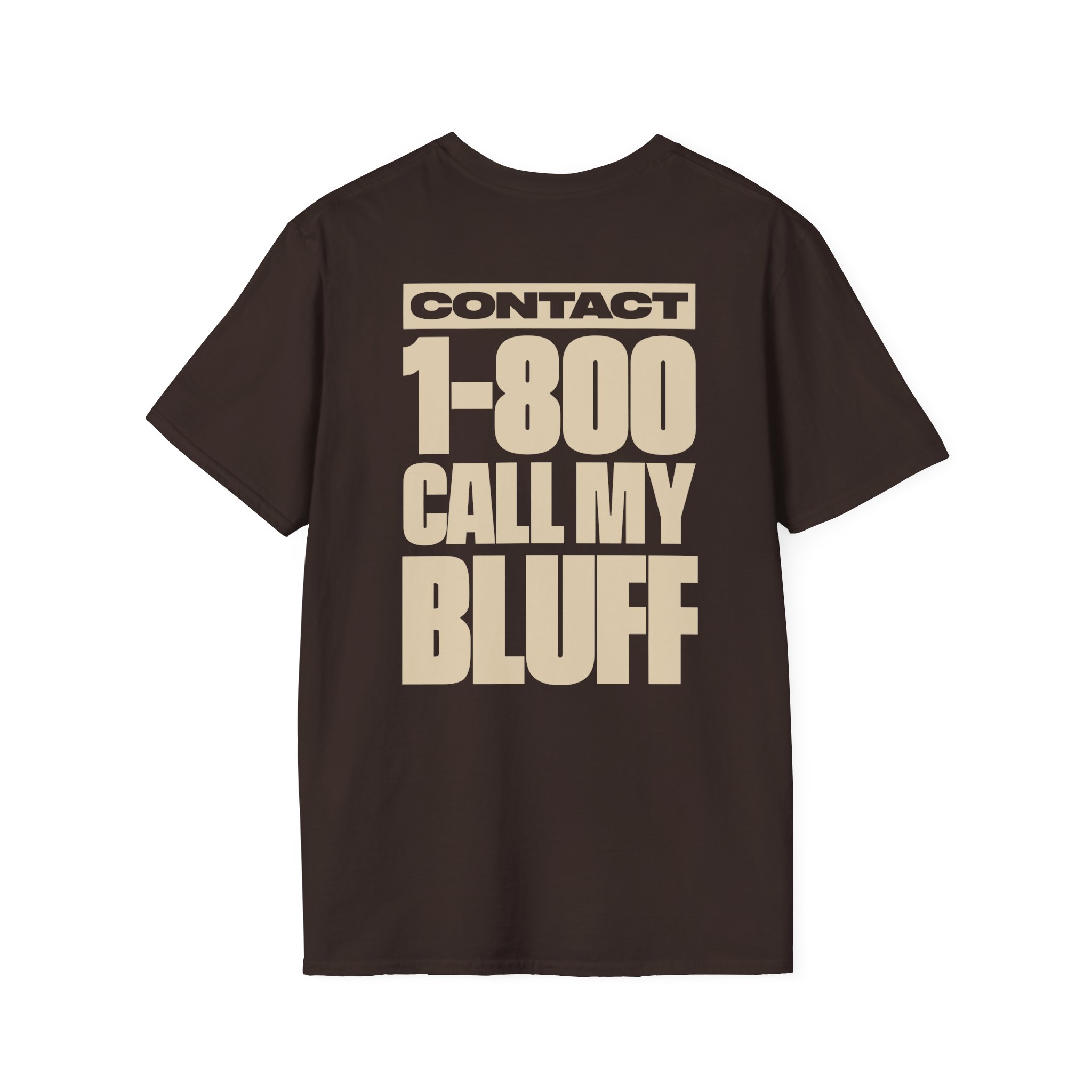 Clipse 1-800 Call My Bluff Unisex Softstyle T-Shirt