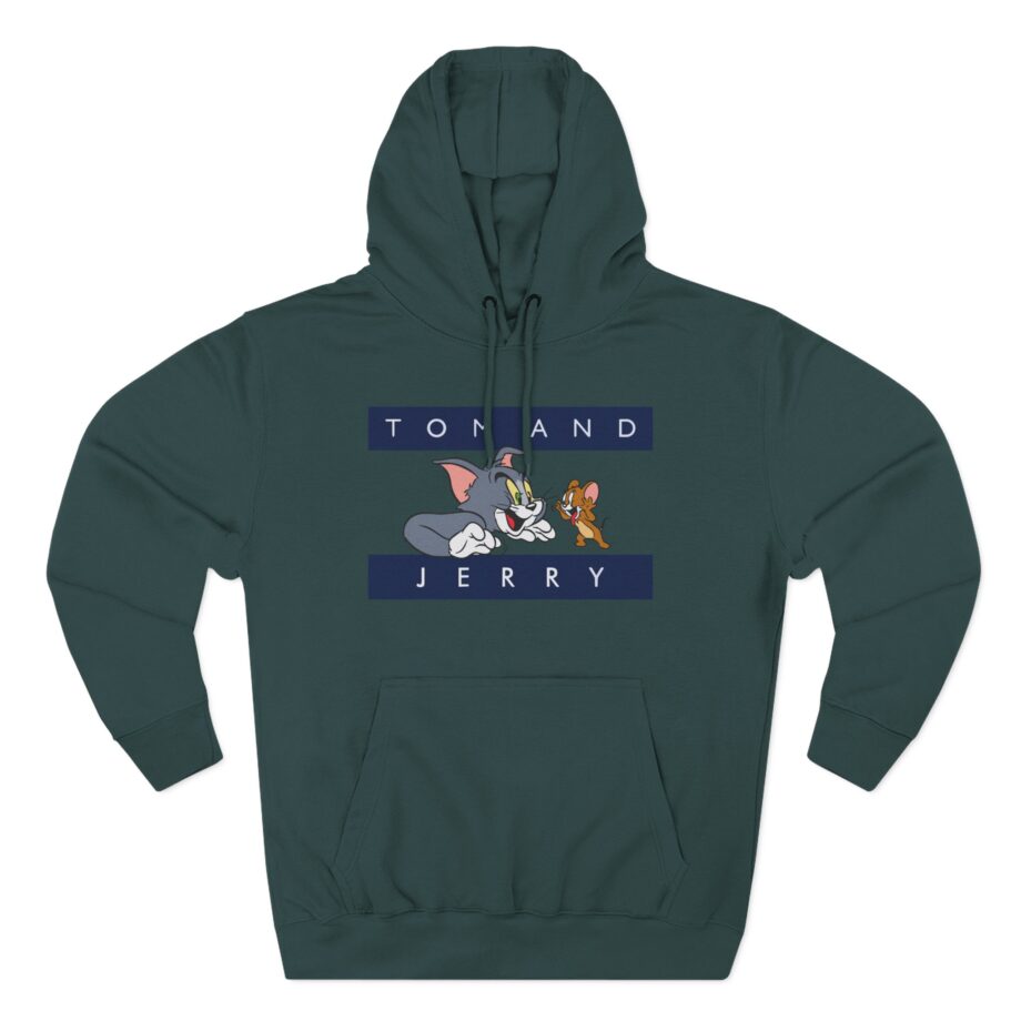 Fede Vigevani Tom and Jerry Three-Panel Fleece Hoodie