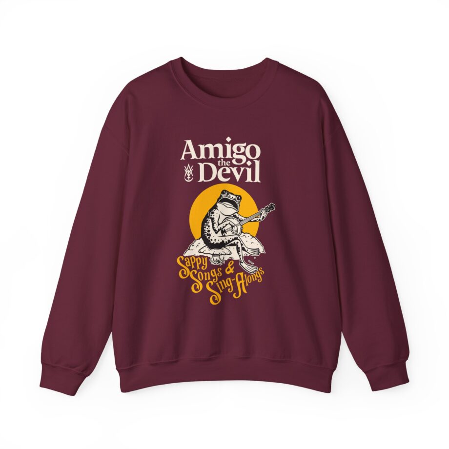 Amigo the Devil Sappy Songs Unisex Heavy Blend™ Crewneck Sweatshirt