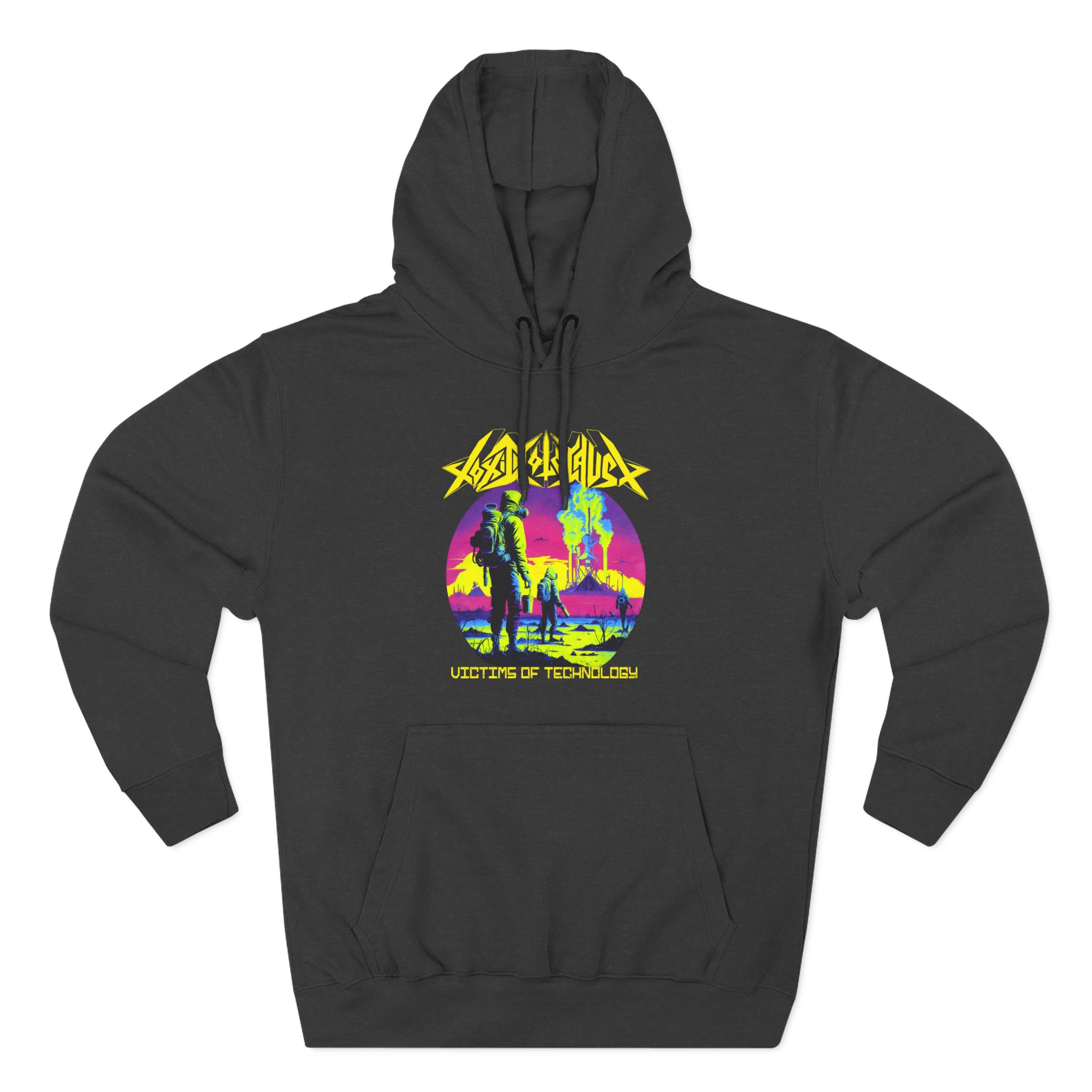 Toxic Holocaust Victims of Technology Three-Panel Fleece Hoodie