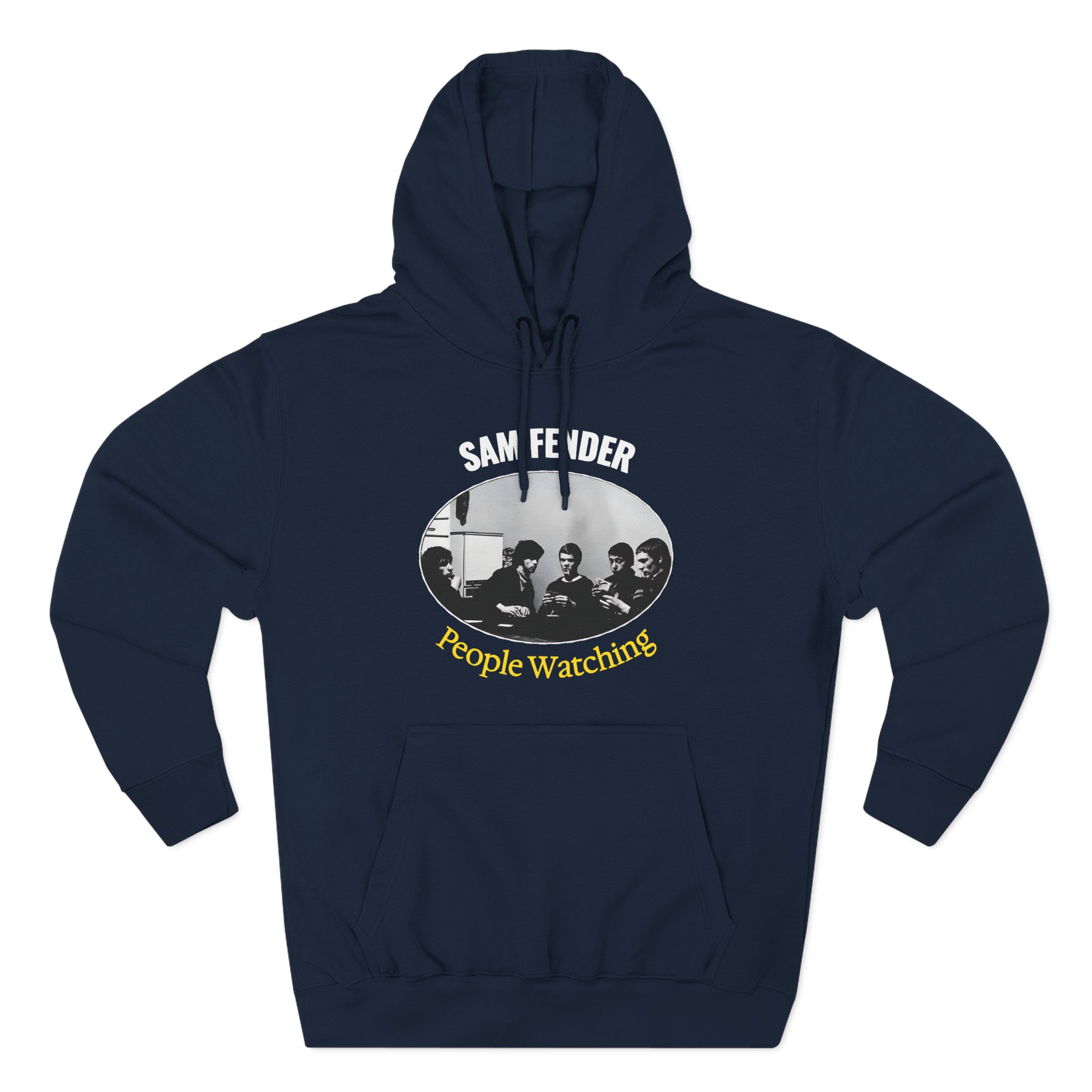 Sam Fender People Watching Three-Panel Fleece Hoodie